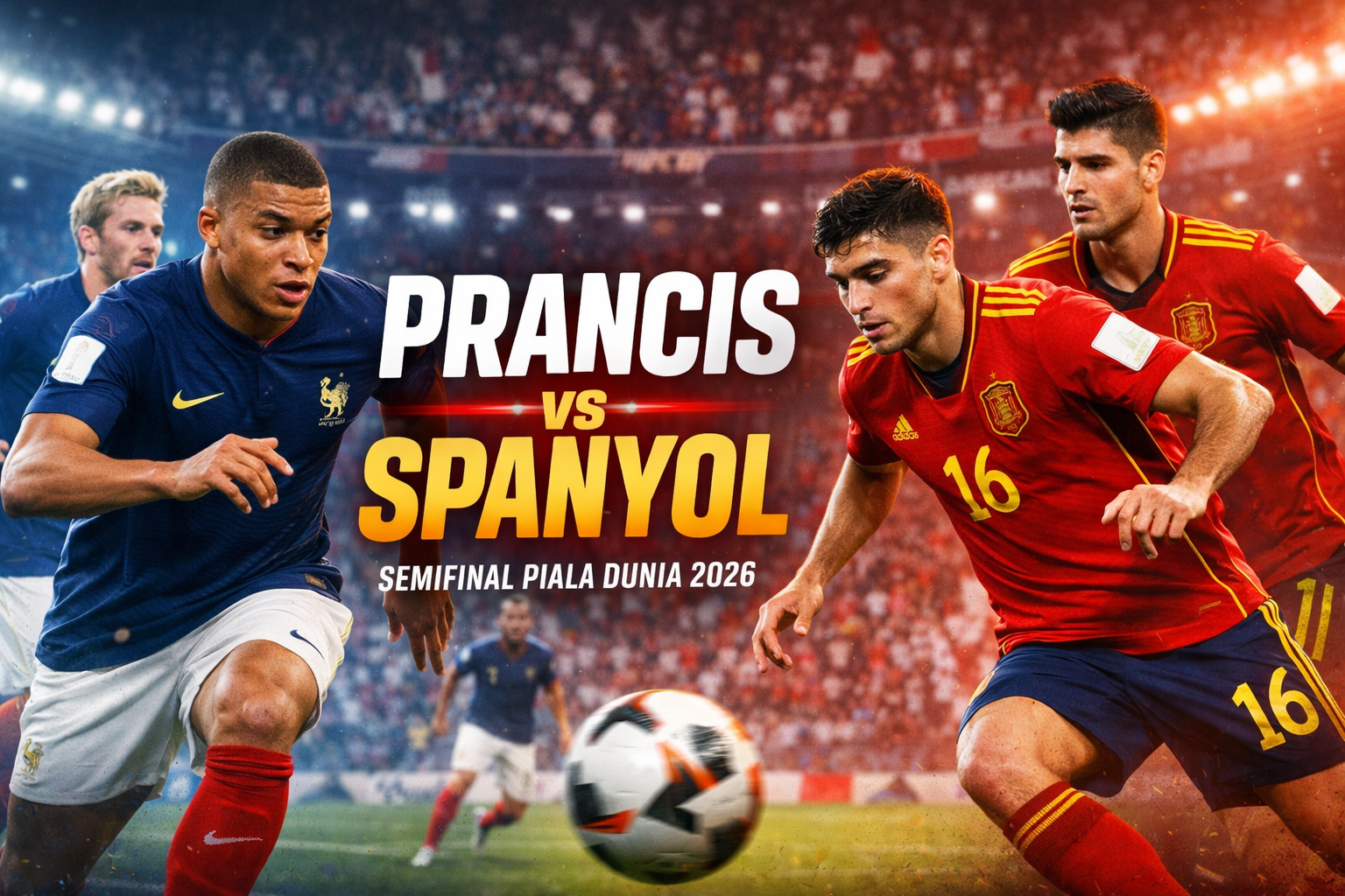 Jalalive Hadirkan Pengalaman Live Streaming Prancis vs Spanyol Semifinal Piala Dunia 2026 Dini Hari Ini Tanpa Melewatkan Momen Penting