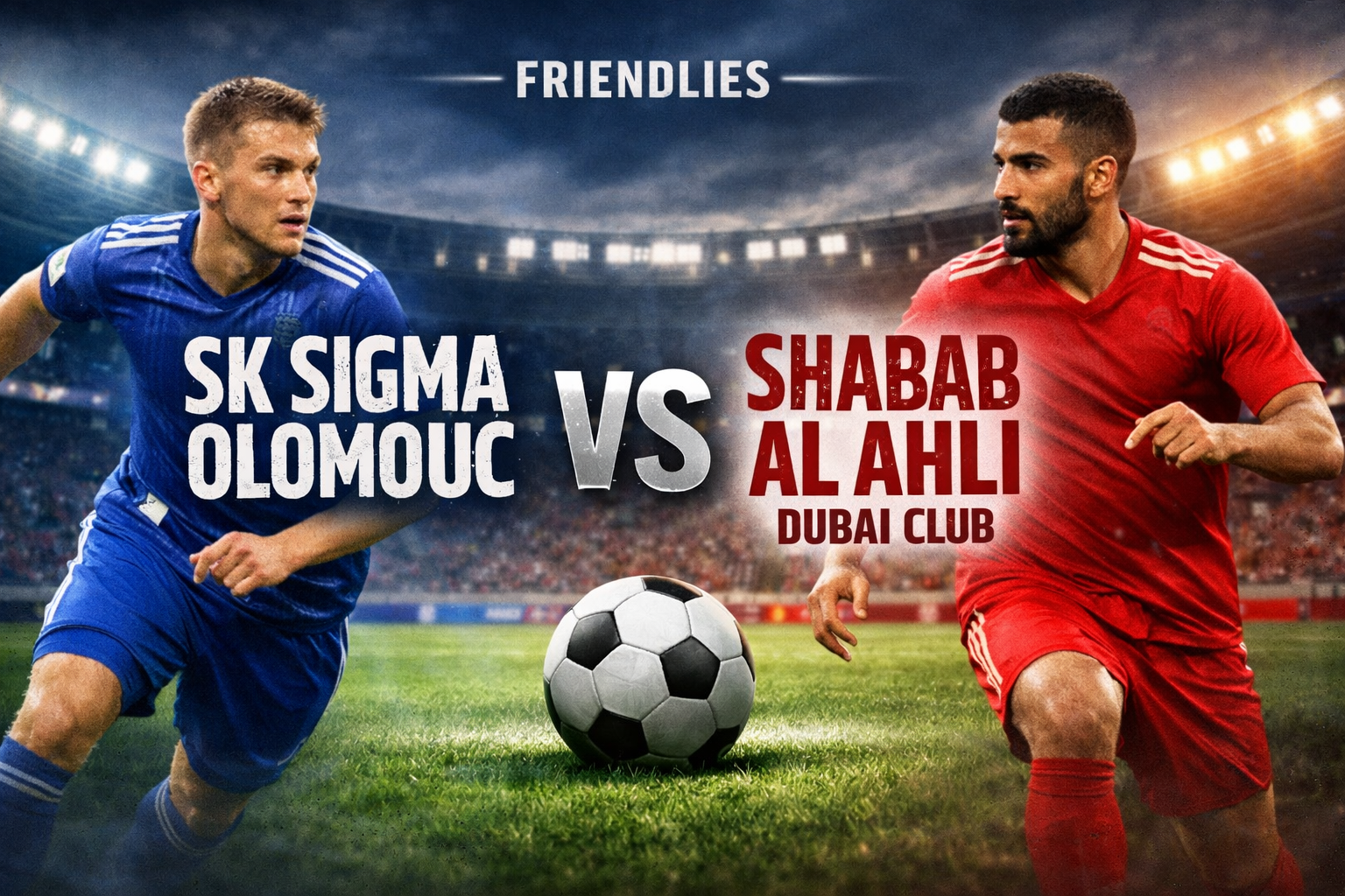 Jalalive Live Streaming SK Sigma Olomouc vs Shabab Al Ahli Dubai Club Friendlies Malam Ini Pukul 23.00 WIB Kualitas Terbaik Malam Ini