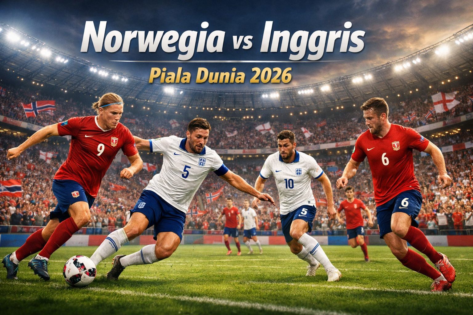 Jalalive Menemani Pecinta Bola Menikmati Live Streaming Norwegia vs Inggris Piala Dunia 2026 Dini Hari Ini Pukul 04.00 WIB